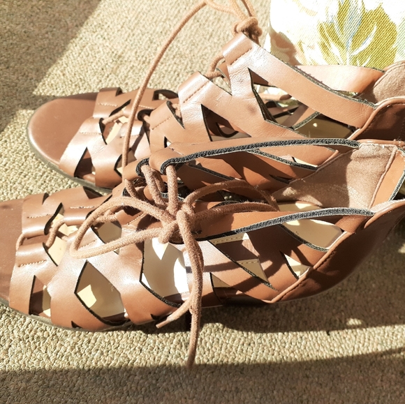 Forever21 Lace Up Gladiator Sandals - Picture 3 of 8
